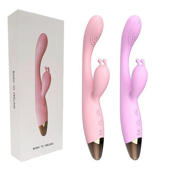 Vibrador Duplo Estimulo com Aquecimento