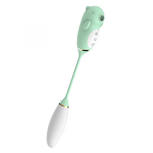 Vibrador Duplo Estimulo com Vibração e Pulsação - Mouse