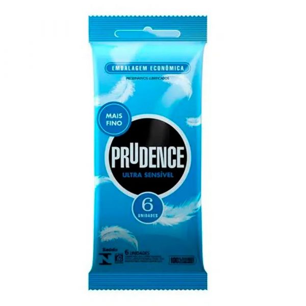 Preservativo Prudence Ultra Sensível 6 Unidades