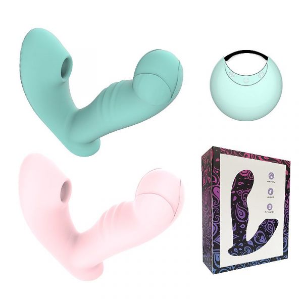 Vibrador Duplo Estimulo com Pulsação - Dedilhar / Vem cá