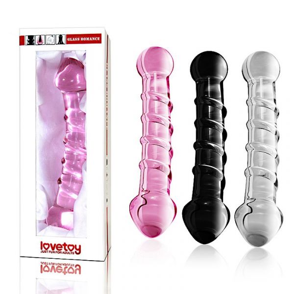 Plug de Vidro com Relevo Espiral - Lovetoy