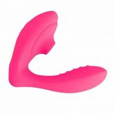 Vibrador Duplo Estimulo com Pulsação