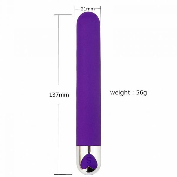 Vibrador Cápsula Recarregável 10 Modos de Vibração