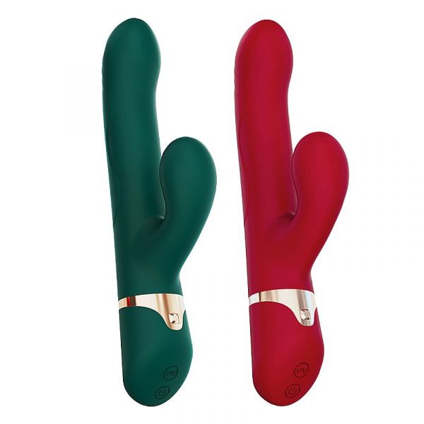 Vibrador Duplo Estimulo Vai Vem e com Dedilhar - Lucas