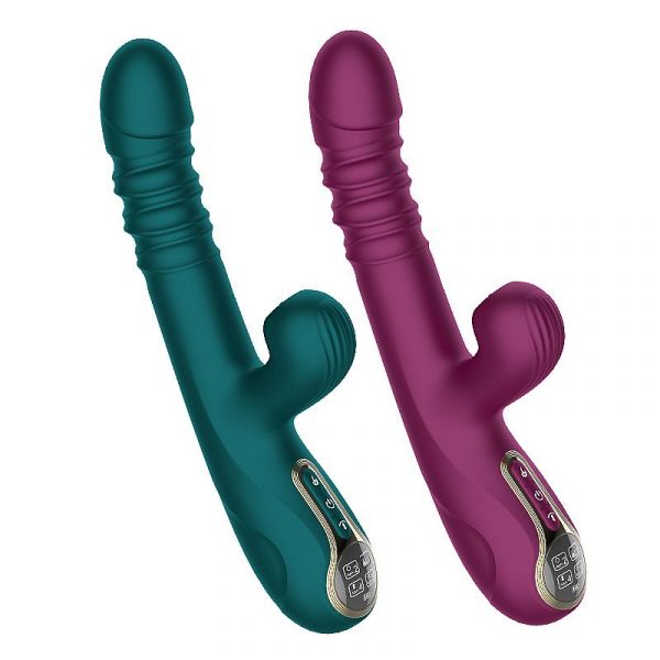 Vibrador Duplo Estímulo com Pulsação e Vai e Vem e Aquecimento - Fabulous Secret