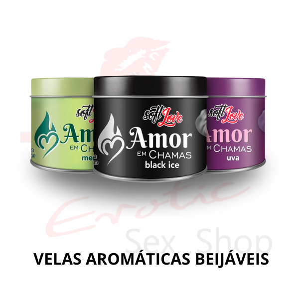 Vela Aromática Amor Em Chamas