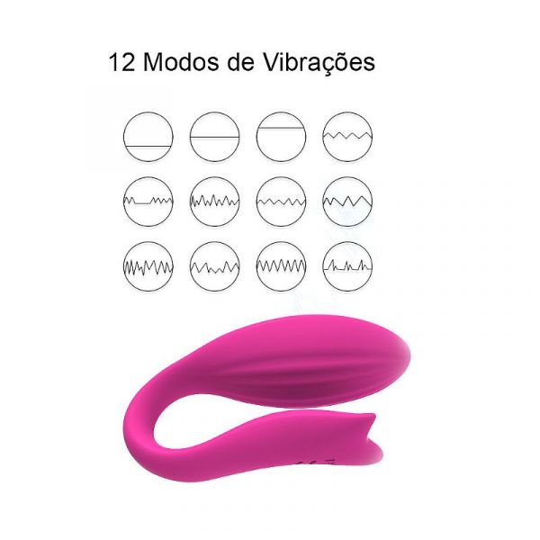 Vibrador de Casal com Controle Remoto - Ariel