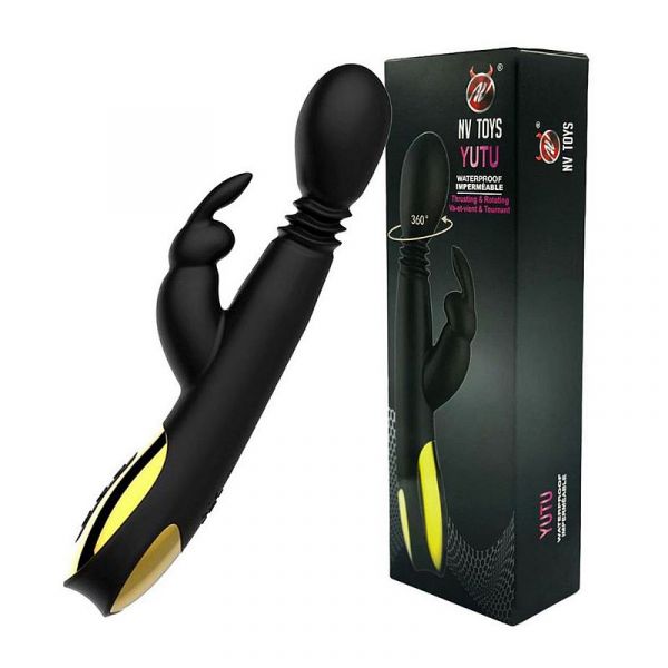 Vibrador Duplo Estímulo Rotativo - Vai e Vem Rotativo - NV Toys