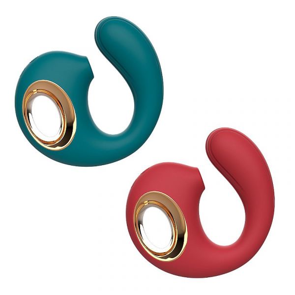 Vibrador Duplo Estimulo com Pulsação - Snail 2