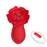 Vibrador de Ponto G e Clitóris Boca com Dedilhar