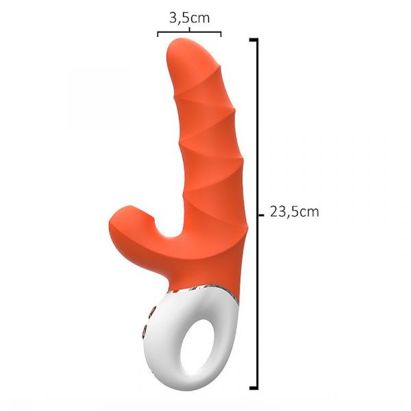 Vibrador Duplo Estímulo com Pulsação - Chili