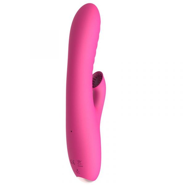 Vibrador Duplo Estímulo Texturizado com Sucção para Clitóris