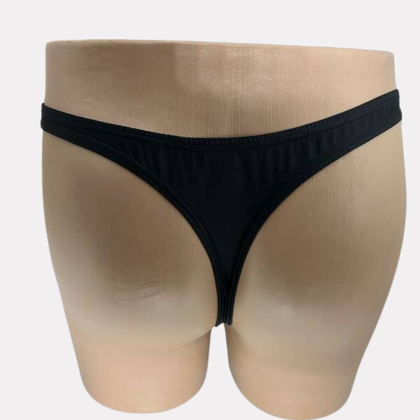 Cueca Fio Microfibra Elástico Rebatido