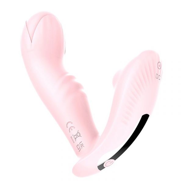 Vibrador Duplo Estimulo com Pulsação - Dedilhar / Vem cá