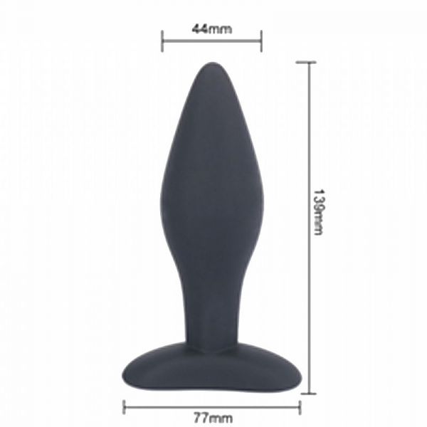 Plug M Silicone Aveludado