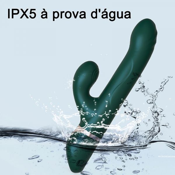 Vibrador Duplo Estimulo Vai Vem e com Dedilhar - Lucas