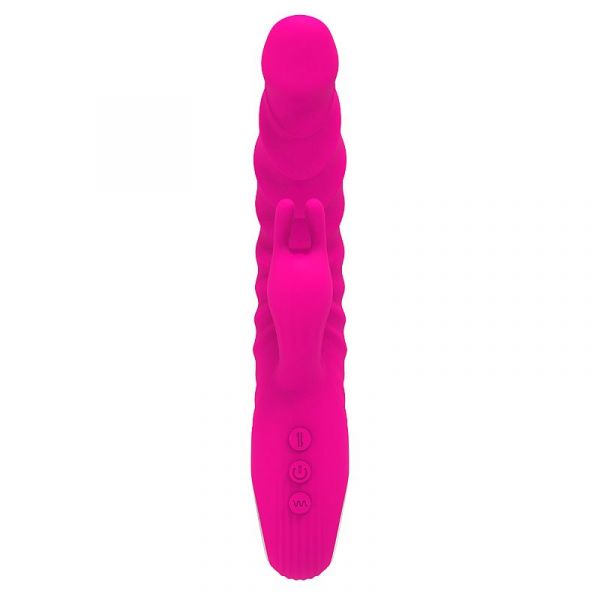 Vibrador Duplo Estimulo com Dedilhar Vem cá - Dreamboat - ALWUP