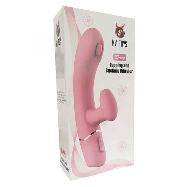 Vibrador Duplo com Pulsação Dedilhar - Dixie - Nv Toys