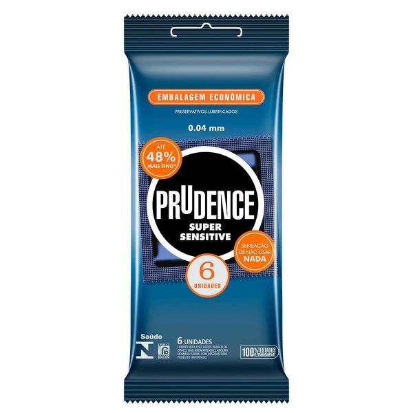 Preservativo Prudence Super Sensitive - 06 Unidades