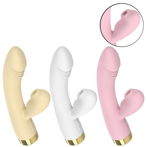 Vibrador Duplo Estimulo com Pulsação - Scaleid